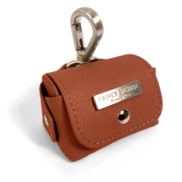 拾便袋圆筒包-棕色