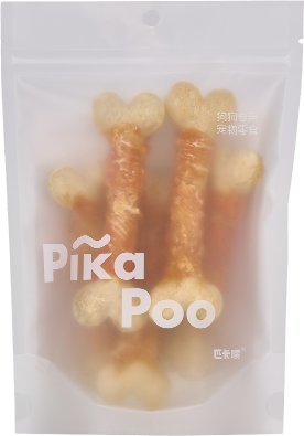 牛皮粒压骨头绕鸡肉