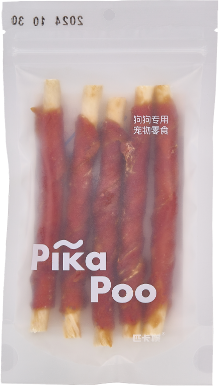 鸭肉绕牛皮纤维卷