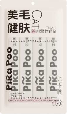 健肤美毛鸡肉猫条
