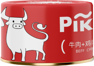 牛肉及鸡肉猫罐头