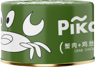 蟹肉及鸡肉猫罐头
